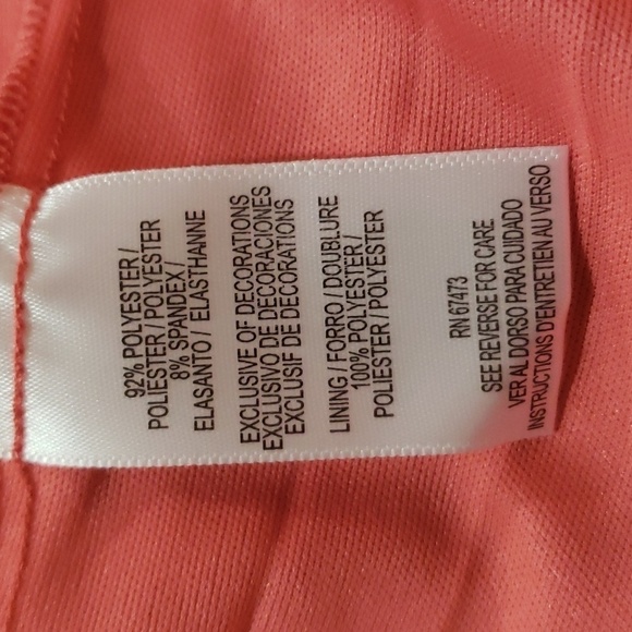 92- Taylor Women's Maxi Dress Tie Neck Soft Pink Blush Size 4 NWT - Picture 10 of 11